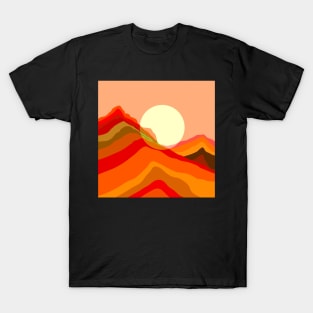 Solar Eclipse over the Mountains T-Shirt